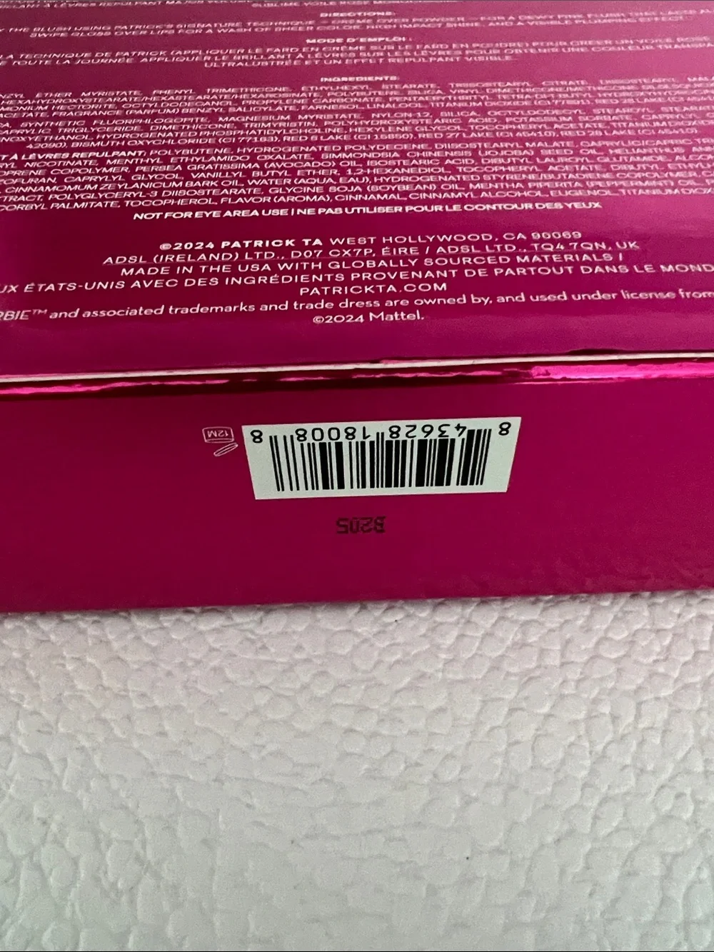 Patrick Ta Barbie Pink Gift Set